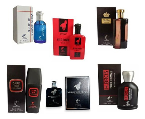 Pack X6 Perfumes Varón Alternativo Generico