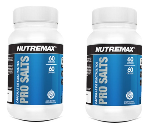 Combo X2 Pro Salts Nutremax X60 Serv Nutremax Sin Tacc