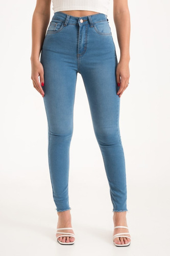 Pantalon Jeans Mujer Elastizado  Chupin Talles Grandes