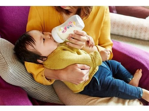 Imagem 4 de 5 de Mamadeira Linha Pétala Decorada Flamingo 260ml Philips Avent