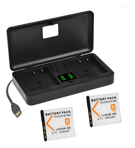 DSTE 2pcs NP-BN1 Batteria Compatibili con DSC-QX100