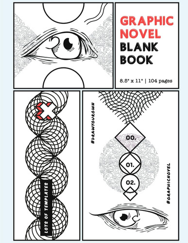 Libro: Graphic Novel Blank Book: Create Your Own Graphic Nov