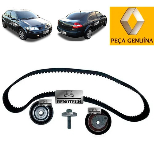 Kit Correia Dentada Megane Ii 1.6 16v 2006 A 2013 7701477014