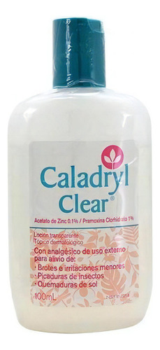  Caladryl Clear En Loción 0.1 / 1 % Frasco Con 100 Ml