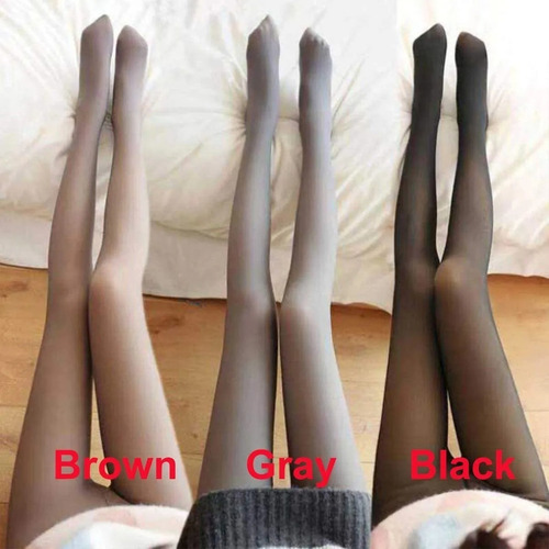 Medias De Invierno Forradas De Lana I Para Mujer, 220 G