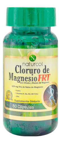 Cloruro De Magnesio Forte 60 Capsulas Naturcol