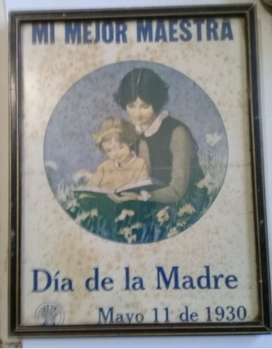 Afiche Del Dia De La Madre Año 1930