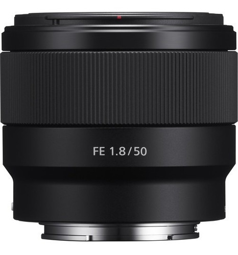 Lente Sony Alpha Fe 50mm F 1.8 E-mount Full Frame Sony E-mount Preto