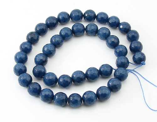 Jade Natural Azul Bola Esfera Facetada 10mm Teostone 1773