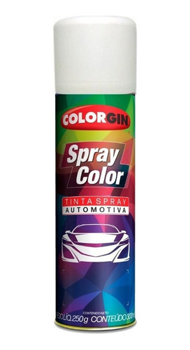 Tinta Spray Automotivo Colorgin Branco / Preto - 300ml