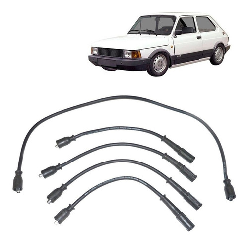 Cables De Bujia Para Fiat 147 1050 8v 1978/85