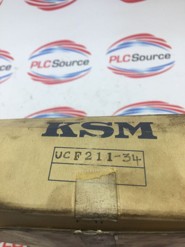 Ksm Ucf211-34 4-bolt Sq Flange Mounted Bearing Ttf