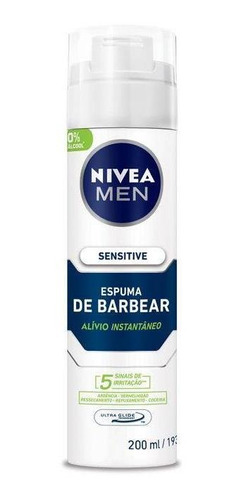 Espuma De Barbear Nivea Men Sensitive 200ml