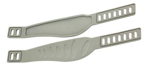 2x Ejercicio Las Correas De Pedal De Bicicleta Gris