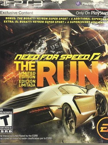 Juego Físico Ps3 Need For Speed The Run Original 