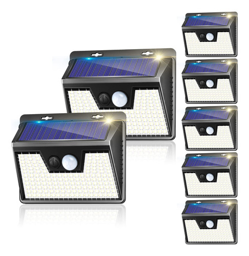 Luces Solares Impermeables 140 Led/3 Modos Sensor De Movimie