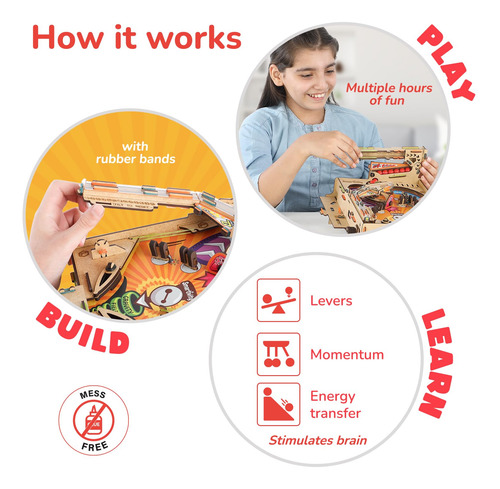 Máquina De Pinball Smartivity Modelo Bricolaje 8 A 14 Años