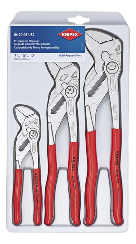 Knipex Tools 00 20 06 Us2 - Juego De Pinzas Pico De Loro (3 