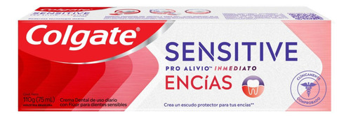 Crema Dental Colgate Sensitive Pro Alivio Inmediato Enc 110g