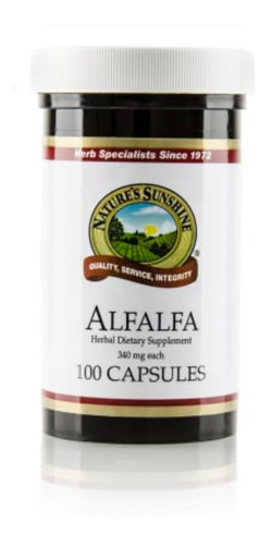 Nature's Sunshine, Alfalfa (100 Cápsulas)