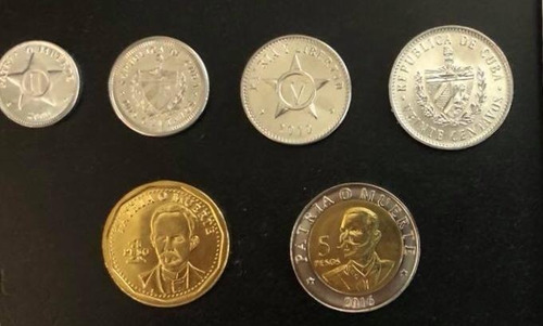 Imagen 1 de 1 de Colección De 6 Monedas De Cuba