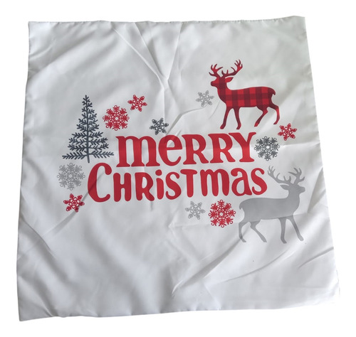Kit 3pz Funda De Almohada Para Decoración De Navidad 45x45
