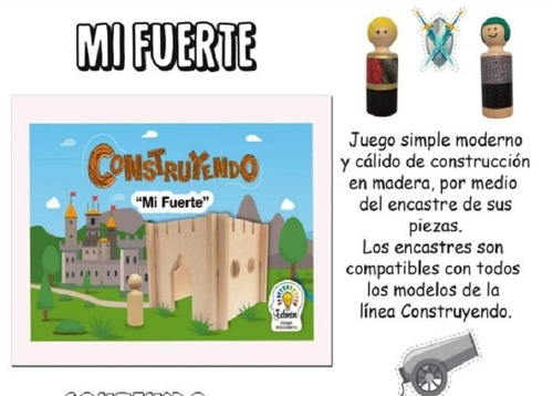 Construyendo Mi Fuerte - Manualidades - Armar - Creatividad