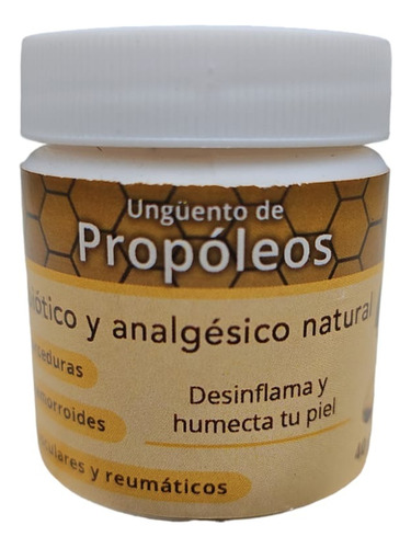 Ungüento Propóleo De Abeja Melipona Remedio Natural + Regalo