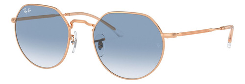 Gafas De Sol Ray-ban Sol Jack L, Color Rosa Con Marco De Metal Estandar - Rb3565