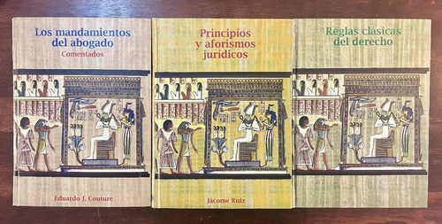 Los Mandamientos Del Abogado, Eduardo J. Couture, 3 Tomos