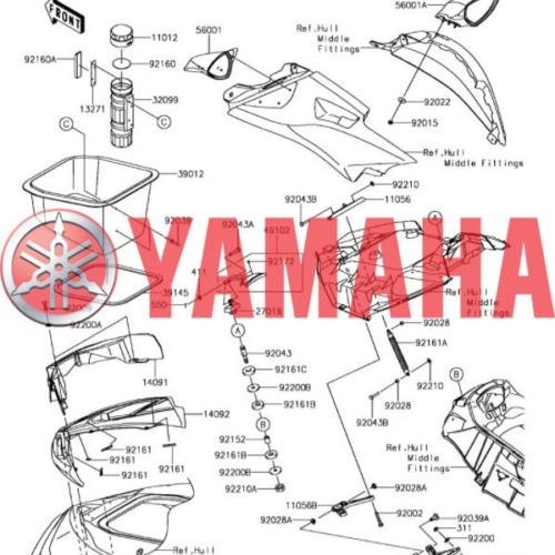 Yamaha Oem Original Pastillas De Freno Yfz450r 5tgw00452200
