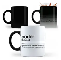 Comprar Taza Mágica Coder Programador Definicion Meme Termosensible