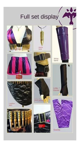 Perfect League Of Legends Jinx Lol Cosplay Ropa De Mujer