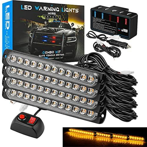 Kit De Luces Intermitentes Led 7  Para Vehículos Con 12v-24v