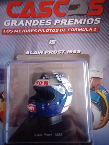 Casco Miniatura Alain Prost Renault F1 1993