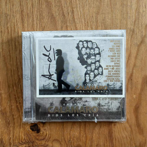 Cd Andres Calamaro Dios Los Cria Con Postal Autografiada (Usado)