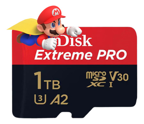 Tarjeta de Memoria Bluemos Micro Sd De 1tb Para Nintendo Switch 4k Tarjeta De Memoria Extreme Extreme Plus con Adaptador Sd De Se Incluye Qi De Adaptación Usb