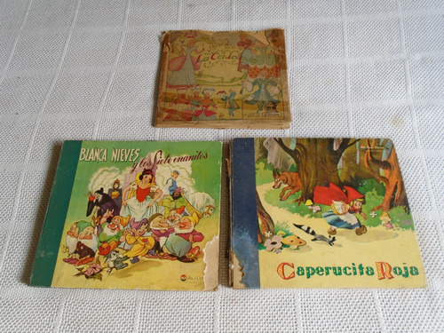 Lote De 3 Carpetas Vintage De Discos Infantiles Clasicos