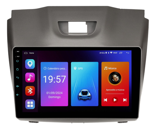 Central Multimidia S10 Lt Ltz 12/15 Android 13 2gb 64gb 9p