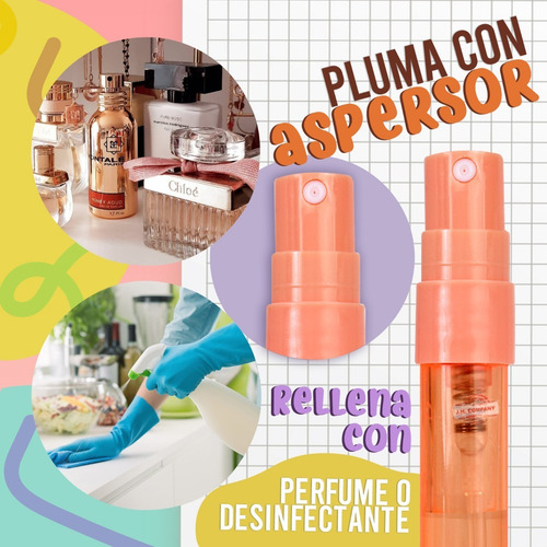 Imagen 3 de 7 de Set De 12 Pluma Con Atomizador Tinta De Gel Mayoreo