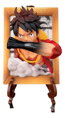 One Piece  Luffy Cuadro En 3d Para Mesa, Pared, Oficina