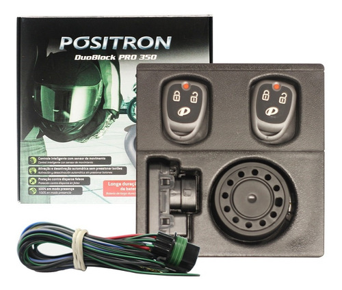 Alarma Moto Positron Db350 Pro Presencia Sensor Movimiento