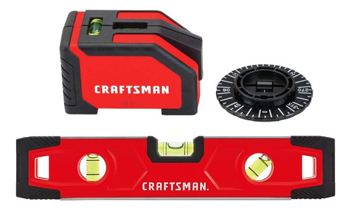 Craftsman® Nivel Laser Y Torpedo Magnético De 9'', 3 Gotas