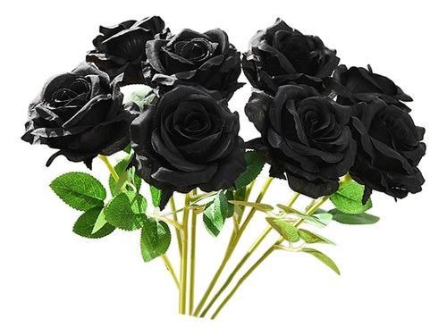 Flores De Rosas Artificiales Con Tallos Vintage Ramo De