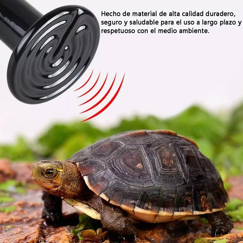 2 Focos De Cerámica De 100 W Para Acuarios Y Reptiles, Luz N
