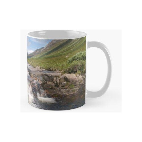 Taza Cascada De Glen Rosa Isle Of Arran Mirando Hacia Goatfe