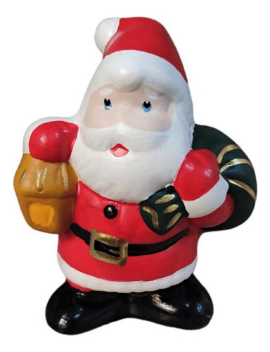 Papai Noel Enfeite Decoracao De Natal Ceramica Pequeno