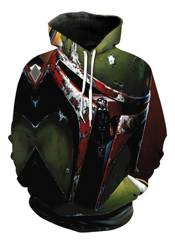 H Star Wars Sudaderas Boba Fett Para Hombre Moda Con Capuch