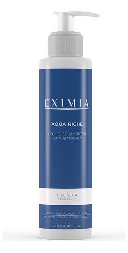 Leche Eximia Aqua Riche Limpieza Suavizante Piel Seca 200 Ml