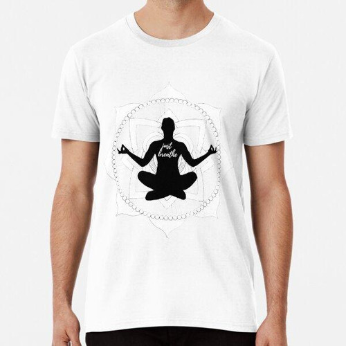 Remera Just Breathe - Yoga Algodon Premium